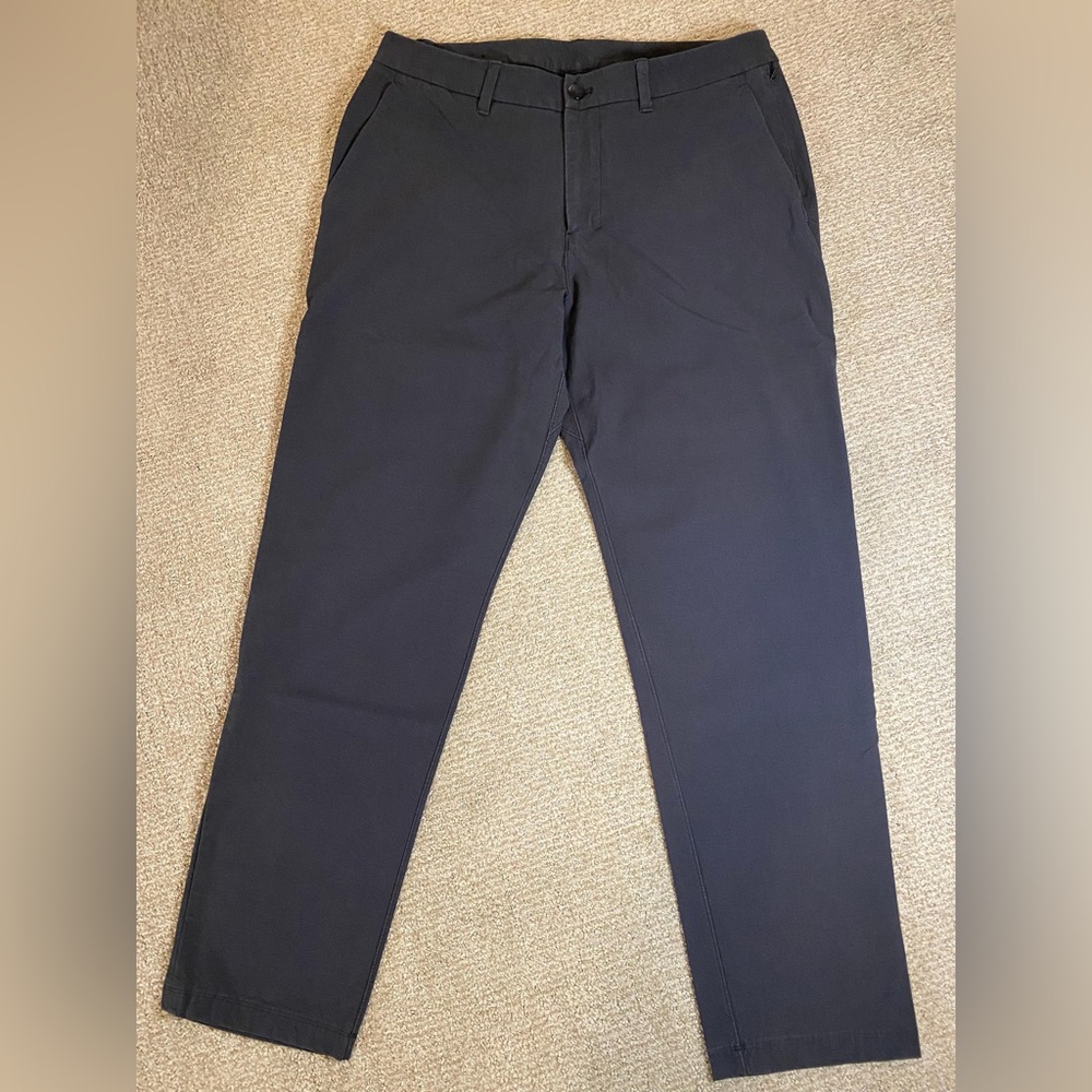 MEN’S Lululemon abc classic-fit trouser 34x32" stretch cotton mens black - Picture 6 of 8